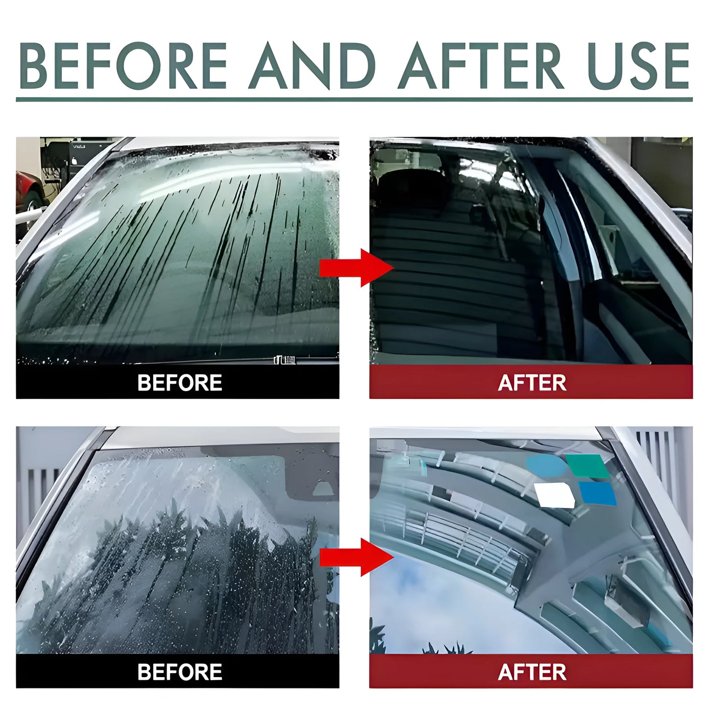 Car Glass Anti- Fog Hydrophobic Coating Jumbo Pack (Buy 1 Get 1 Free)